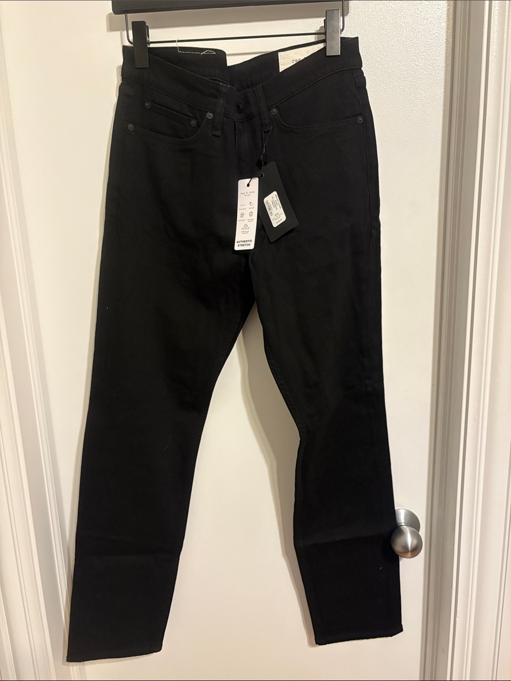 Frame Denim Men's Black Slim Straight Jeans Size 32/32 NWT